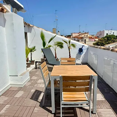 Loft Con Terraza Calle Ripalda - Barrio Del Carmen Διαμέρισμα *
